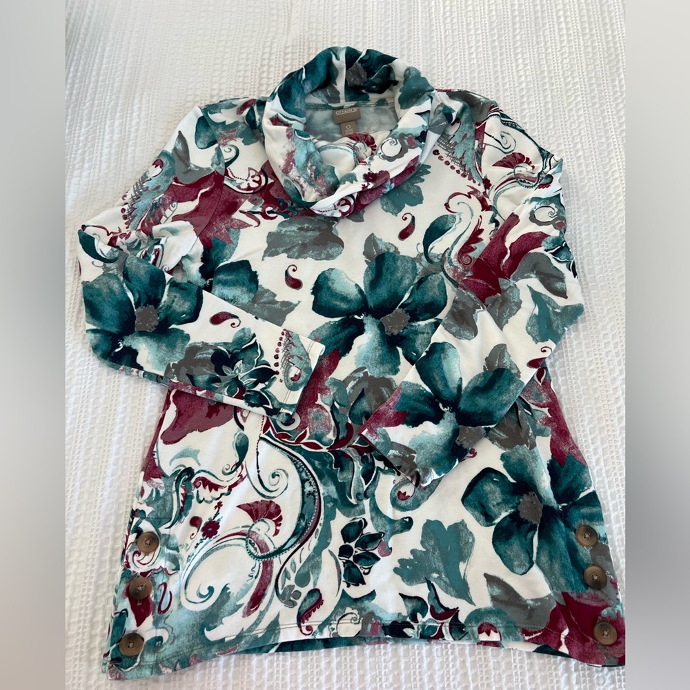 Chico’s Cowl Neck Top
